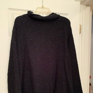 Oversized black sweater